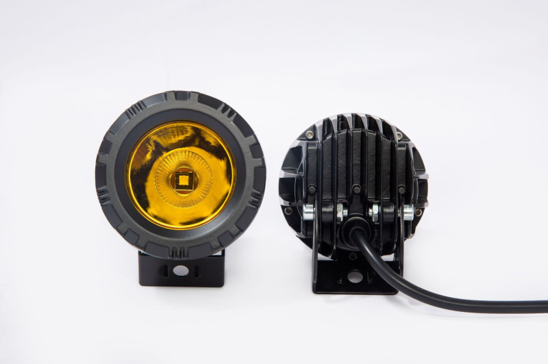 Автомобилен LED прожектор за работа, кръгла форма, висока яркост, 30W, 9–36V, 3000 lm, живот 50 000 ч.