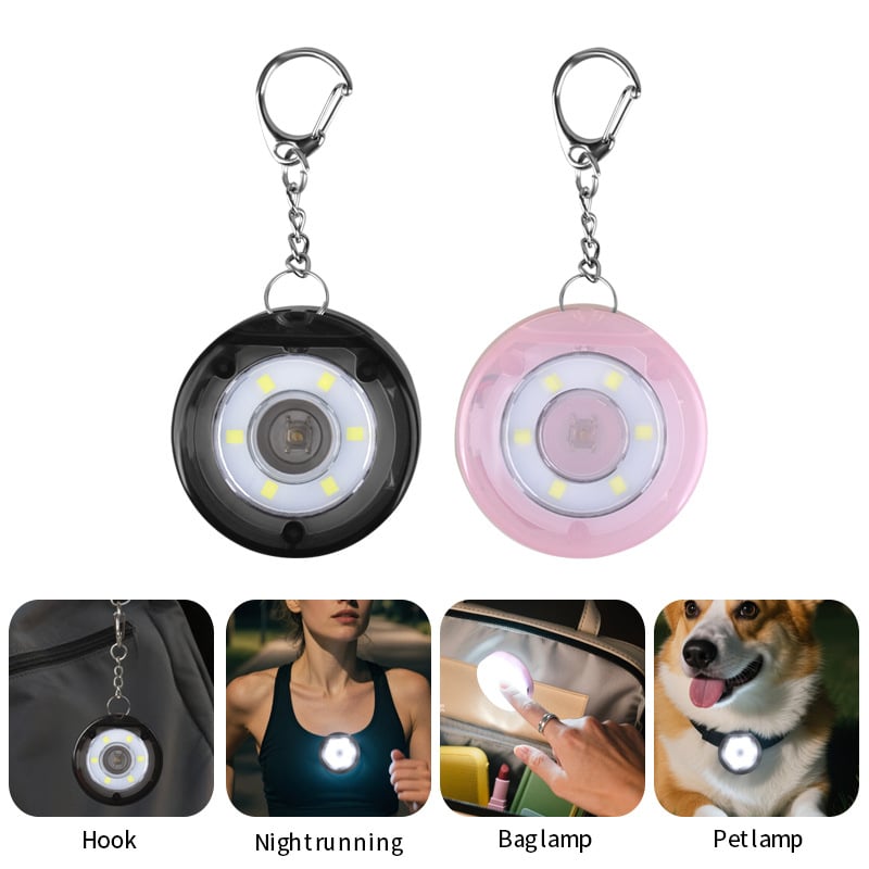 USB Φορητό Φως με Κρίκο Κλειδιών, LED, Τροφοδοτούμενο με Μπαταρία, 300mAh, Εμβέλεια έως 50m