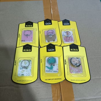 Držač prstena za mobitel, karikatura stil, model Cartoon ring buckle, materijal plastika, univerzalna kompatibilnost