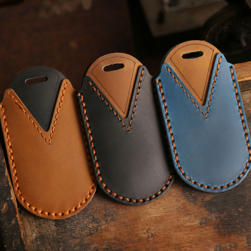 Futrola Hallmo za ključeve za Wengjie M5 i M7 – kožna futrola s kopčom