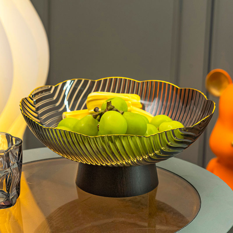 Amart Plastični tanjur za voće za dnevni boravak – jednostavan stil, lansiranje 2025., tanjur za voće, suho voće i orašasti plodovi