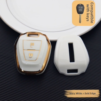 Isuzu puzdro na kľúč so dvoma kľúčmi, rovná doska, TPU materiál, obal diaľkového ovládania