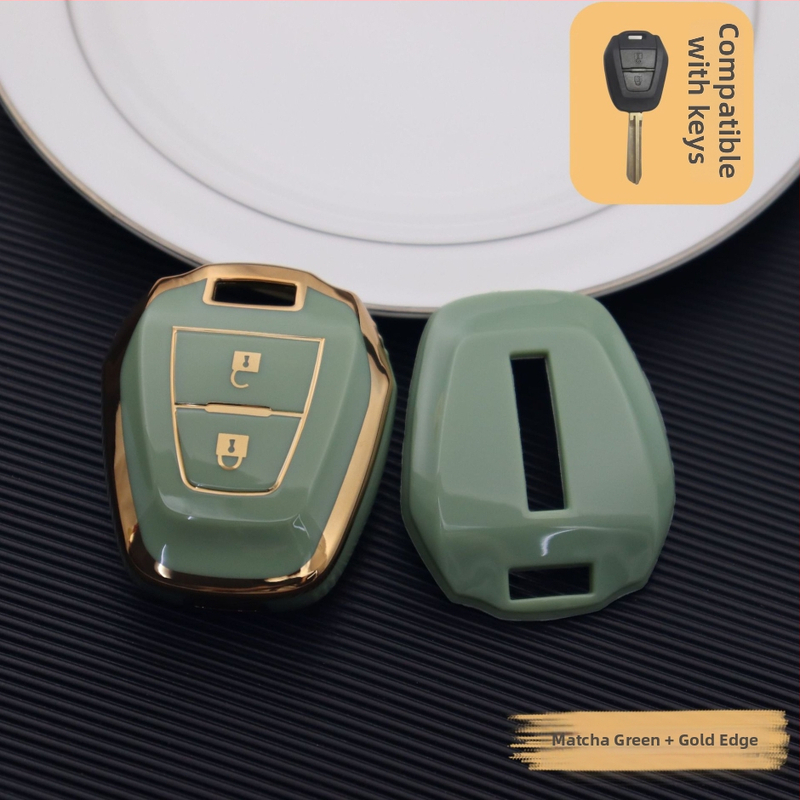 Isuzu puzdro na kľúč so dvoma kľúčmi, rovná doska, TPU materiál, obal diaľkového ovládania