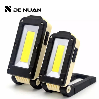 Lumină de camping cu LED COB, încărcare USB, lampă pliabilă cu unghi larg de citire, 5V 5W