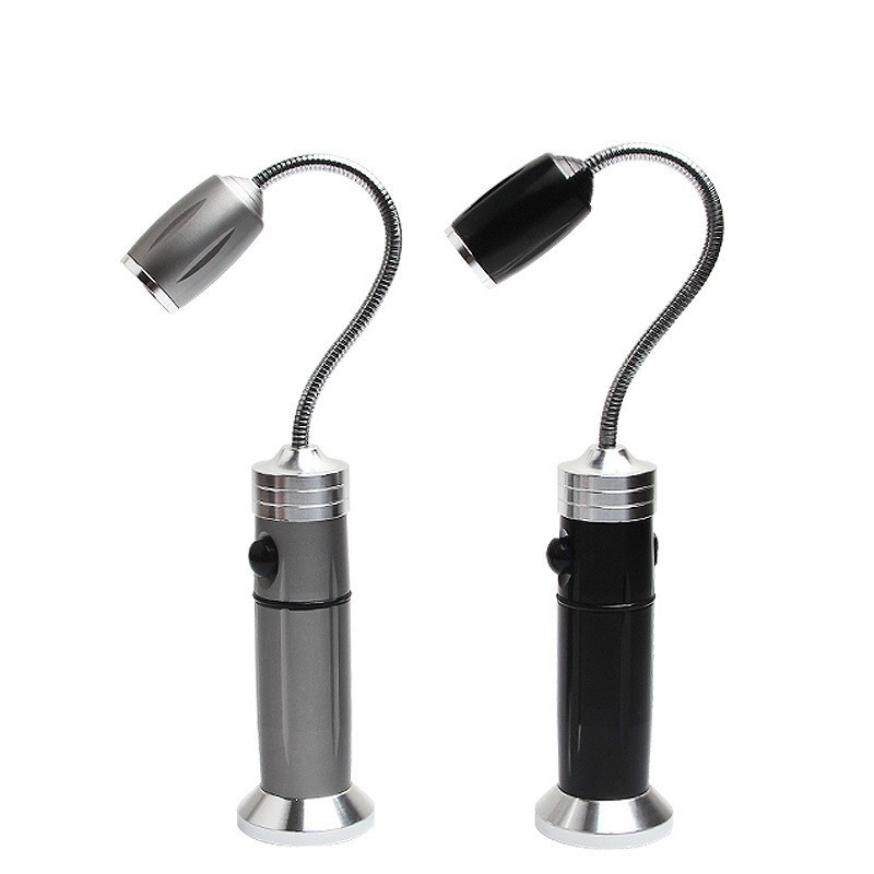 LED radna i kamperska svjetiljka s 360° rotacijom snopa, punjiva 10W, 1200mAh, aluminijsko tijelo, ručno pokretanje za napajanje, podesivi fokus, domet do 200–500 m