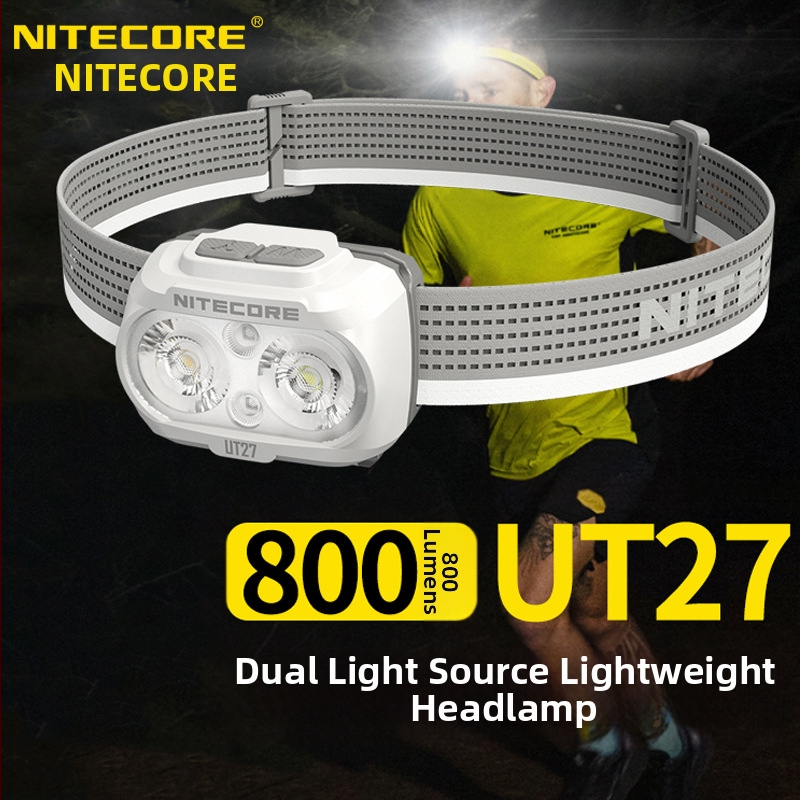 Čelna lampica s dvostrukim LED izvorom, 8W, 1300mAh, tijelo od aluminijske legure, doseg 100–200 m