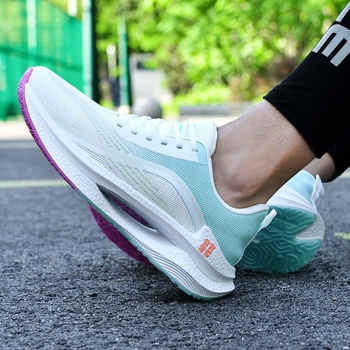 Muške tenisice za trčanje - prozračne, lagane, gornji dio od tkanine, mrežasti uložak, gumena potplata