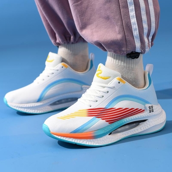 Muške tenisice za trčanje - prozračne, lagane, gornji dio od tkanine, mrežasti uložak, gumena potplata