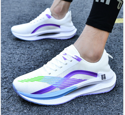 Muške tenisice za trčanje - prozračne, lagane, gornji dio od tkanine, mrežasti uložak, gumena potplata