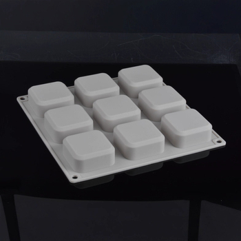 Silicone kalup za sapun s 9 pretinaca, hrana silikoni kvaliteta, otporan na visoke temperature, za DIY sapun