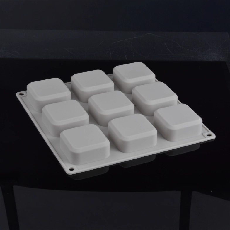 Silicone kalup za sapun s 9 pretinaca, hrana silikoni kvaliteta, otporan na visoke temperature, za DIY sapun