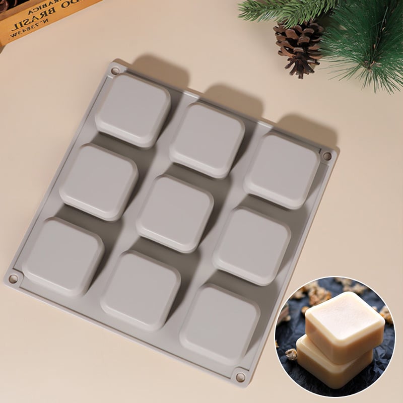 Silicone kalup za sapun s 9 pretinaca, hrana silikoni kvaliteta, otporan na visoke temperature, za DIY sapun