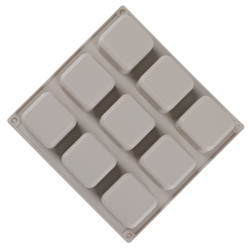 Silicone kalup za sapun s 9 pretinaca, hrana silikoni kvaliteta, otporan na visoke temperature, za DIY sapun