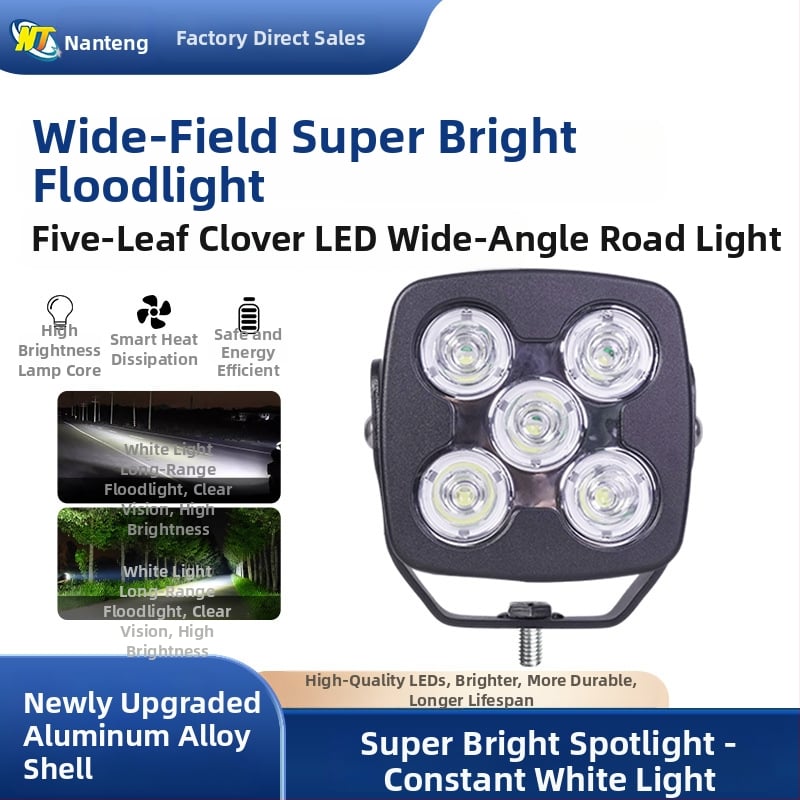 LED работна светлина за офроуд автомобил, 50W, DC12–60V, 6000–6500K, 30000h, LED източник, алуминиев корпус с PS капак