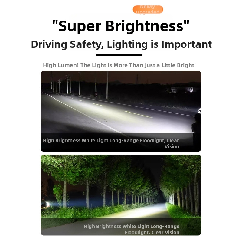 LED работна светлина за офроуд автомобил, 50W, DC12–60V, 6000–6500K, 30000h, LED източник, алуминиев корпус с PS капак