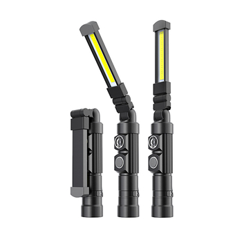 Leopard višenamjenska, ponovno punjiva COB LED svjetiljka s magnetskom bazom — 6W, 2200mAh, 360° rotacija, uključen punjač