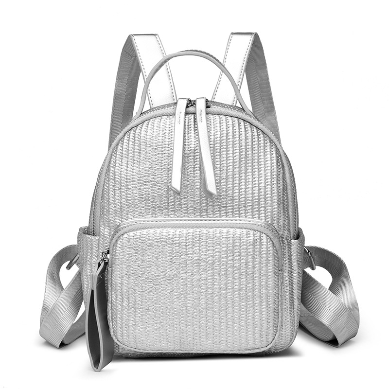 Női hátizsák Oxford anyagból, cipzáros zárás, telefonrekesz, poliészter bélés, belső zseb