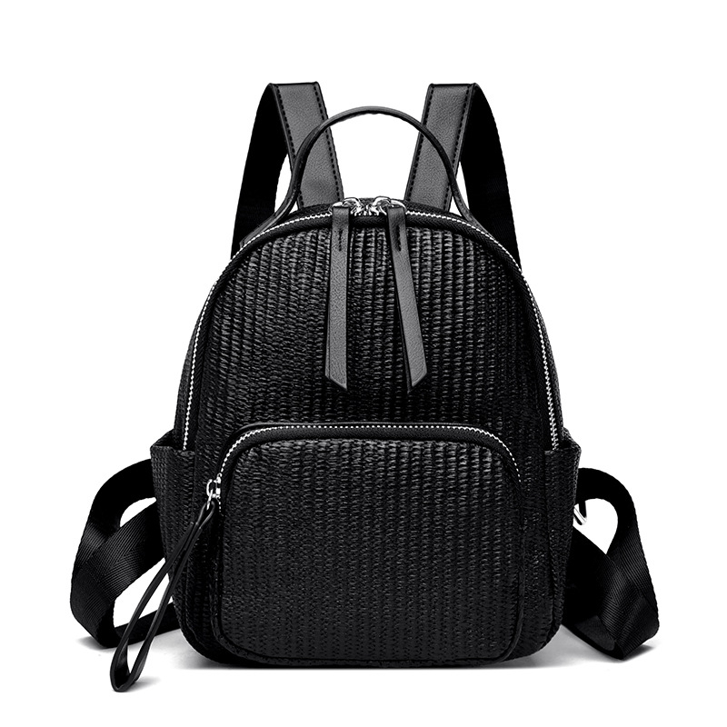 Női hátizsák Oxford anyagból, cipzáros zárás, telefonrekesz, poliészter bélés, belső zseb