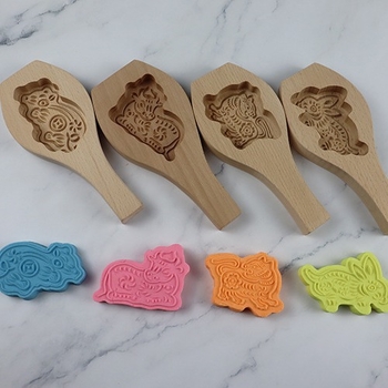 Drvena kalupa sa zodijakom za parene peciva, Mooncakes i Dim Sum