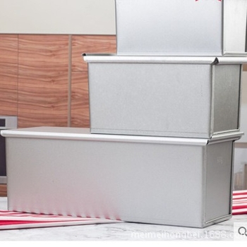 Aluminijska kutija za tost s poklopcem, debela konstrukcija, kapacitet 450 g / 1000 g / 1200 g, kalup za kruh