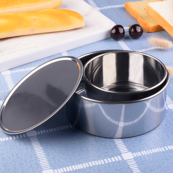 Kalupa za kolače od nehrđajućeg čelika s uklonjivim dnom, okrugla, 5–6 inča, za cheesecake chiffon