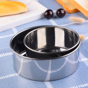 Kalupa za kolače od nehrđajućeg čelika s uklonjivim dnom, okrugla, 5–6 inča, za cheesecake chiffon