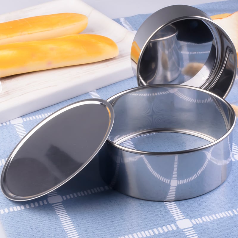 Kalupa za kolače od nehrđajućeg čelika s uklonjivim dnom, okrugla, 5–6 inča, za cheesecake chiffon