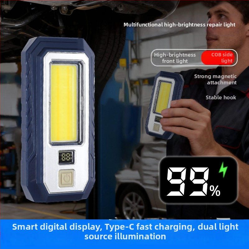 Prijenosna LED svjetiljka s magnetskom bazom – COB radna svjetiljka, 10W, 350+ lm, 2400mAh