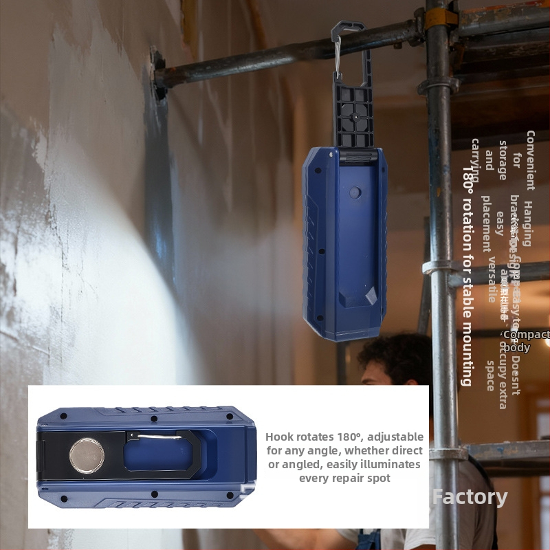 Prijenosna LED svjetiljka s magnetskom bazom – COB radna svjetiljka, 10W, 350+ lm, 2400mAh