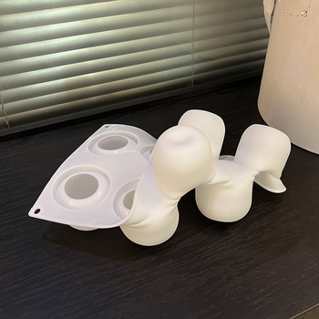 Jablková silikónová forma na tortu; vhodná na ovocný mousse tortu a zmrzlinu (Značka: Qunhao; Materiál: Silikón; Tvar: Jablko; Kategória: Forma na tortu; Účel: Ovocný mousse torta / zmrzlina)