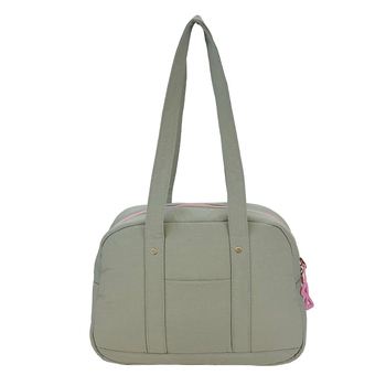 Tote taška Oxford so street style a podpažným dizajnom, vodorovný štvorcový tvar, zapínanie na zips, polyesterová podšívka, vrecko na dokumenty, vnútorné vrecko s patchom, dvojité popruhy — Jeseň 2025