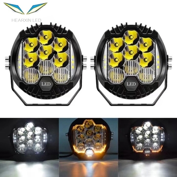LED Wrangler фарове с три страни осветление - 190W, 18000 lm, 12-80V, 50000 ч, 6500K-3500K