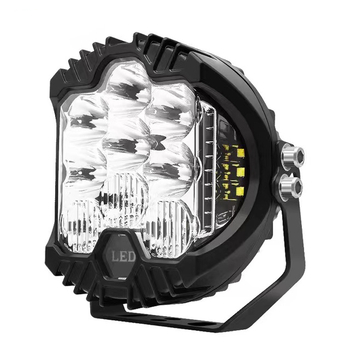 LED Wrangler фарове с три страни осветление - 190W, 18000 lm, 12-80V, 50000 ч, 6500K-3500K