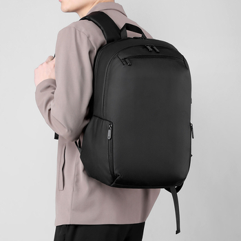 Unisex ruksak za prijenosno računalo s vodootpornom tkaninom, naramenice s zračnim jastukom, poliester podstava za poslovna putovanja