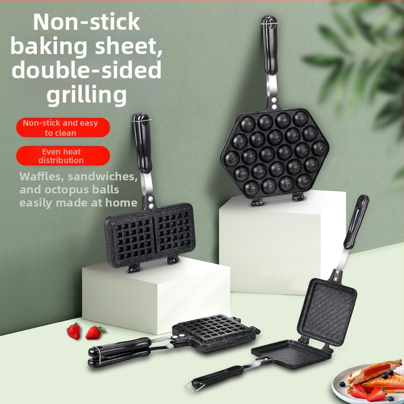 Kūku un vafeļu forma no alumīnija sakausējuma, antiadhēziska virsma, He Yide zīmols