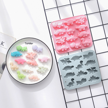 Silikonska kalupa za kolače za pečenje s šest dinosaura – nepravilan oblik, za pečenje, licencirana privatna marka