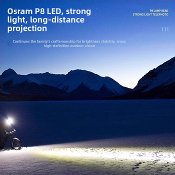 Black Panther Forest X608 φορητός φακός χειρός με φωτισμό έως 2000 lm, μπαταρία 4400 mAh, χρόνος φόρτισης 10 ωρών, μπαταρία 18650, περίβλημα από κράμα αλουμινίου