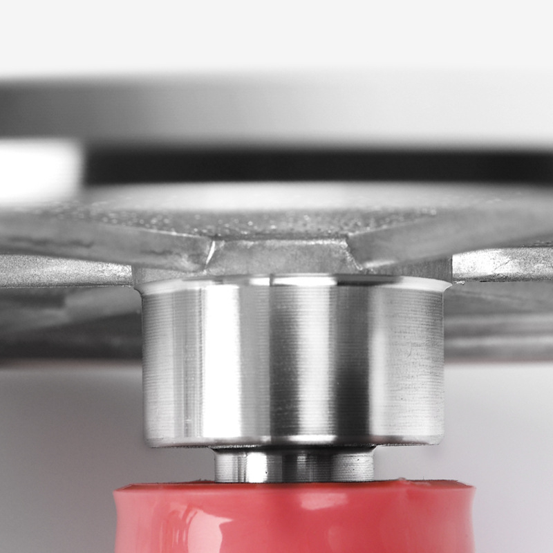 Okretna podloga za ukrašavanje torti od aluminijske legure | okrugli oblik | protuklizna | za profesionalnu upotrebu