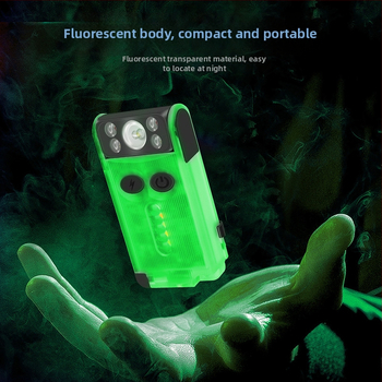 Višenamjenska ručna svjetiljka s 360° rotirajućom glavom, 2000mAh punjiva baterija, LED 15W, aluminijsko kućište, ručno generiranje energije, trajanje 3,5 sati