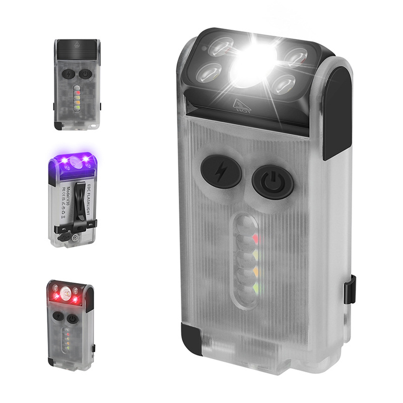 Višenamjenska ručna svjetiljka s 360° rotirajućom glavom, 2000mAh punjiva baterija, LED 15W, aluminijsko kućište, ručno generiranje energije, trajanje 3,5 sati