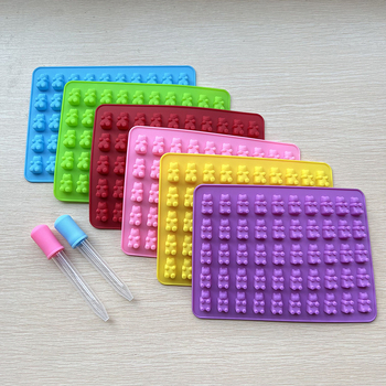 Kalup od silikona za kolače u obliku medvjeda – pogodna za fudge i čokoladu, nepravilni oblik, pakiranje na veliko ili u vrećici, DIY pečenje