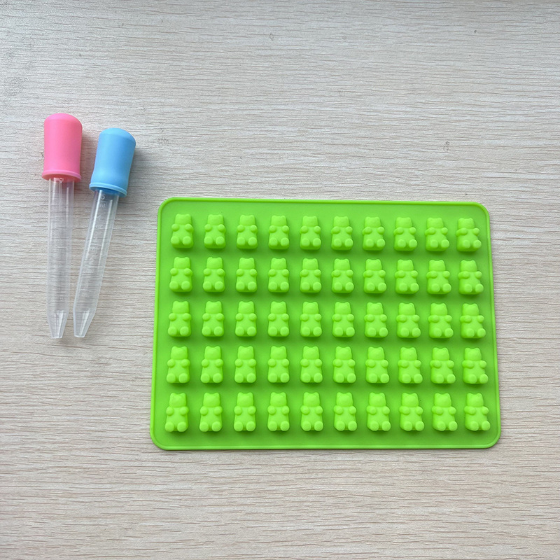 Kalup od silikona za kolače u obliku medvjeda – pogodna za fudge i čokoladu, nepravilni oblik, pakiranje na veliko ili u vrećici, DIY pečenje