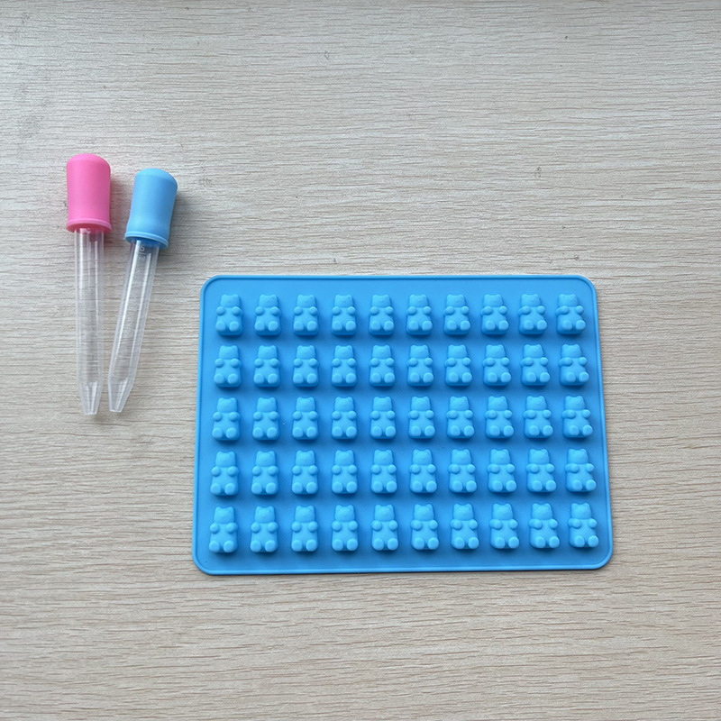 Kalup od silikona za kolače u obliku medvjeda – pogodna za fudge i čokoladu, nepravilni oblik, pakiranje na veliko ili u vrećici, DIY pečenje