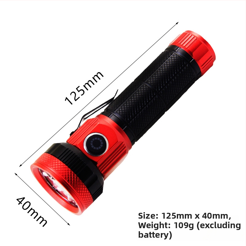 Φακός λέιζερ - 22W, 3000mAh, εμβέλεια ≥500 m, 350 lm+, αδιάβροχος