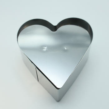 Nehrđajući čelični set kalupa za mousse – nepravilni geometrijski oblici (zvijezda, srce, cvijet, krug) za kekse i torte