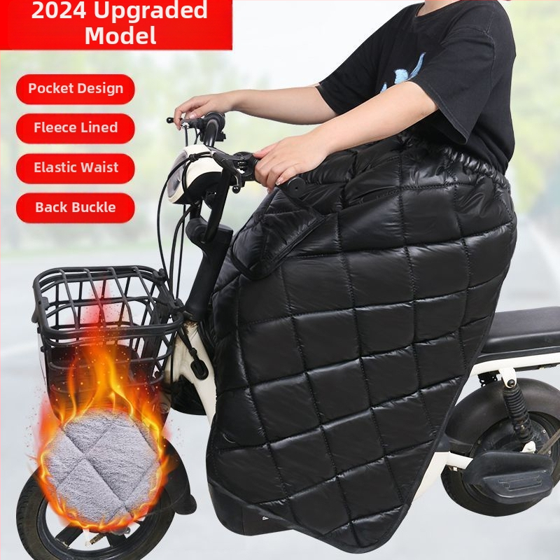 Vėjo atspari kelio skiautė elektriniam dviraliui; plastikinė konstrukcija, atspari vandeniui, galimybė logotipą spausdinti