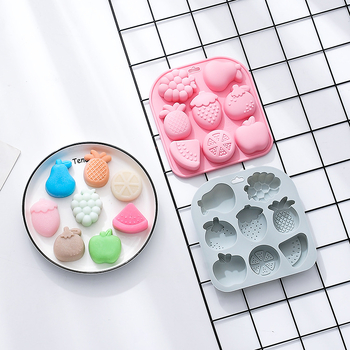 8 darabos szilikon sütőforma gyümölcs alakú, szabálytalan formák