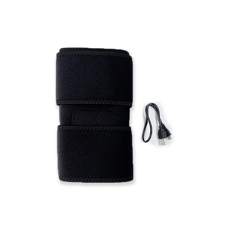 Bandă de încălzire pentru genunchi cu alimentare USB, control în 3 trepte al temperaturii, încălzire la 60°C, neopren + țesătură OK, CE
