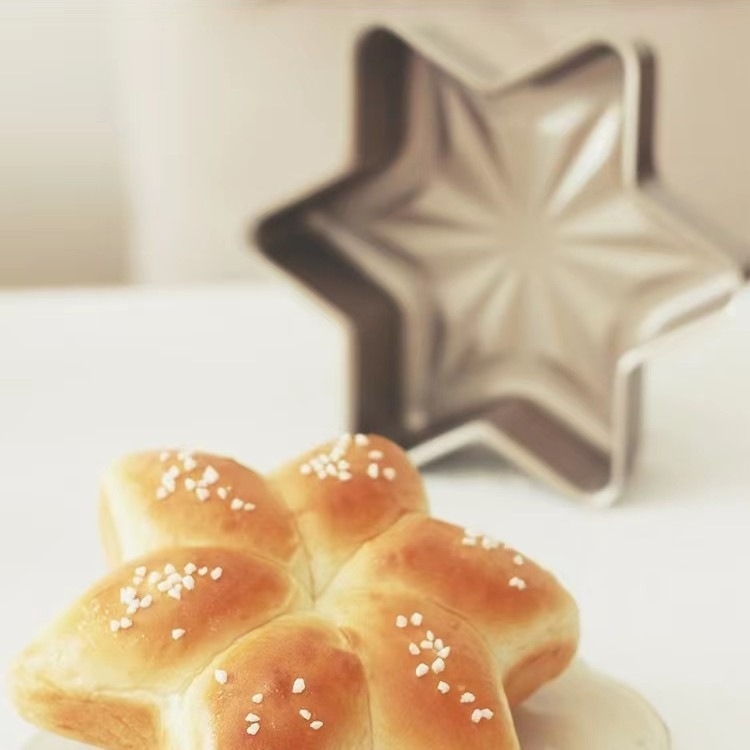 Šesterokutna neprijanjajuća kalupa za kruh i tortu s mousseom od sira, karbonska čelika, set od 120 komada