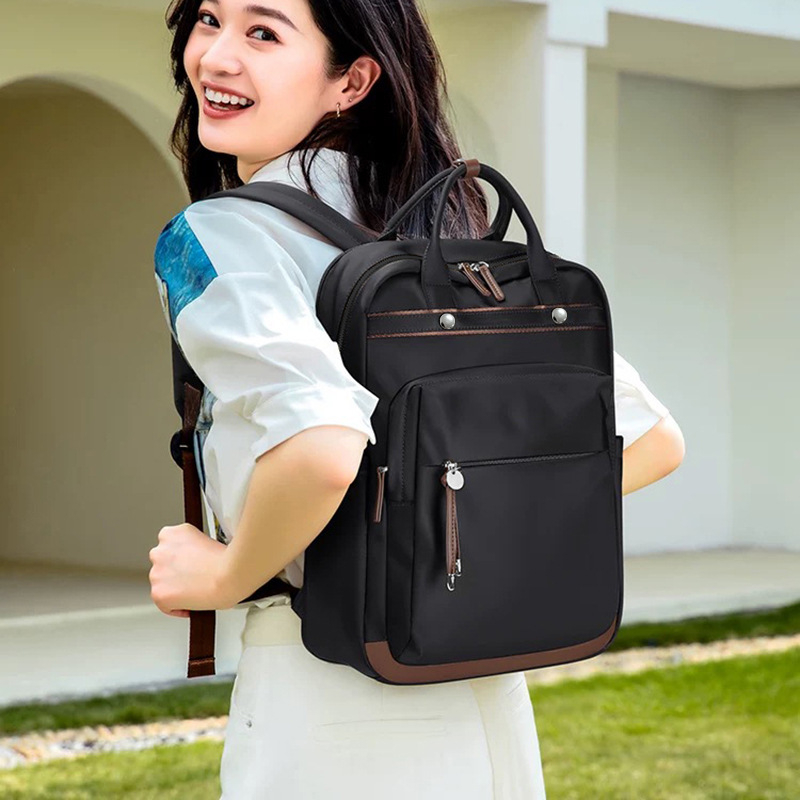 Unisex ruksak za laptop PU, 36–55L, vodootporan, s gornjom ručkom